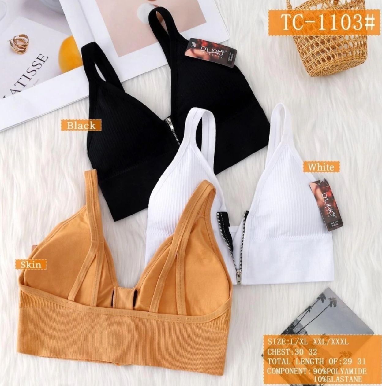 Top dlirio con cierre