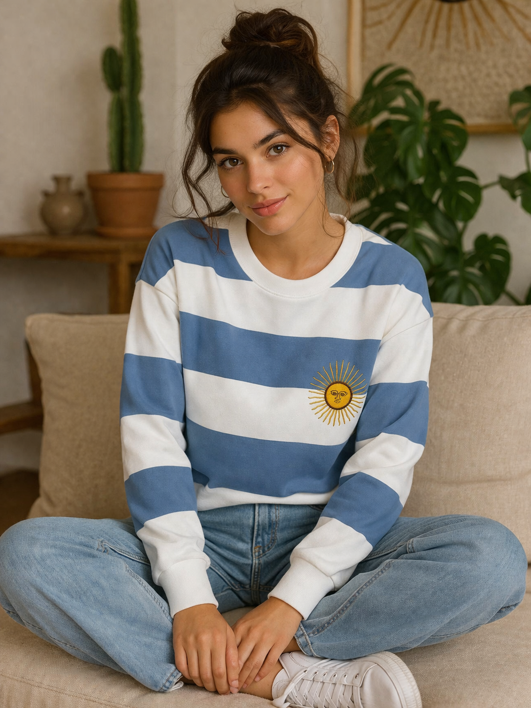 Buzo Rayado con Sol ☀️